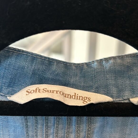 Soft surroundings tunic denim - Picture 3 of 3